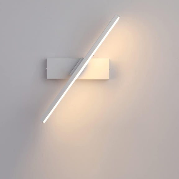 Modern Simplicity LED Wall Lamp 330 Spin Angle Dimmable Bedside Lamp High Light Transmittance Wall-Mounted Illumination Decoration Living Room Restaurant Bedroom