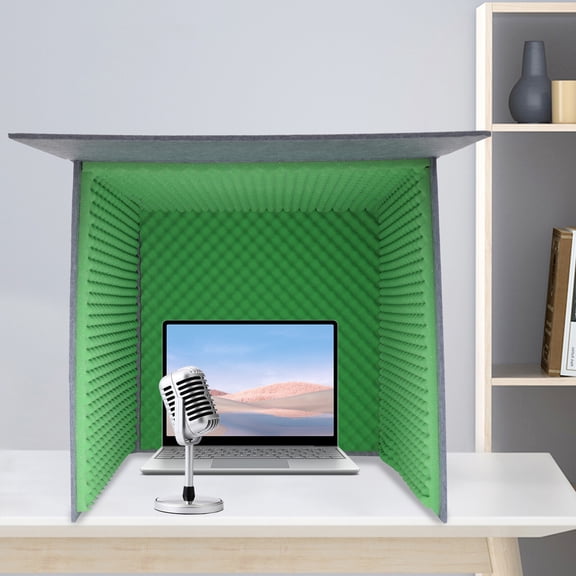 Modern Simplicity Square Portable Soundproof Booth Studio Sound Recording Desktop Soundproof Cover