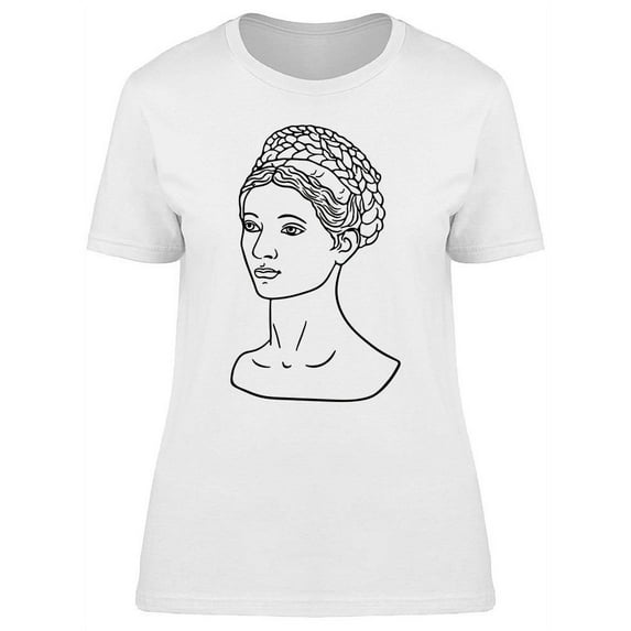 Modern Single Line Art T-Shirt Women -Image by Shutterstock, Female Large