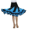 thumbnail image 1 of Modern Skater Square Dance Attire Skirt Dancewear Fashion Show Dancers Uniforms, 1 of 3