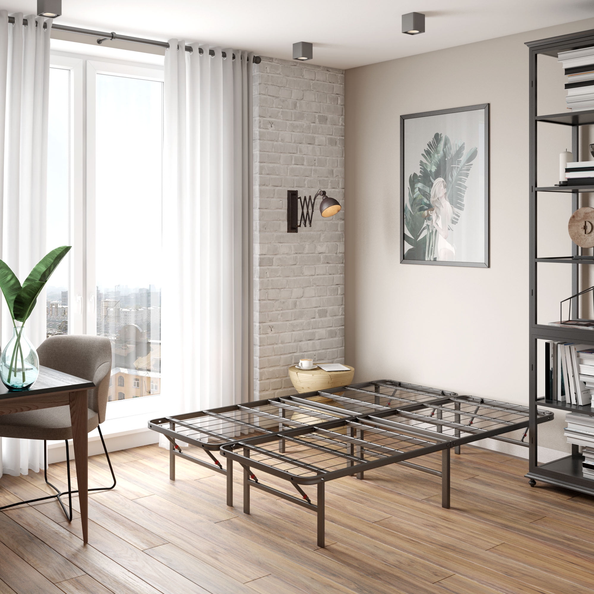 Modern Sleep Hercules HeavyDuty 14Inch Platform Metal Bed Frame