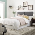 thumbnail image 1 of Modern Sleep Ranier Squares Upholstered Wood Headboard, Multiple Colors & Sizes, 1 of 9