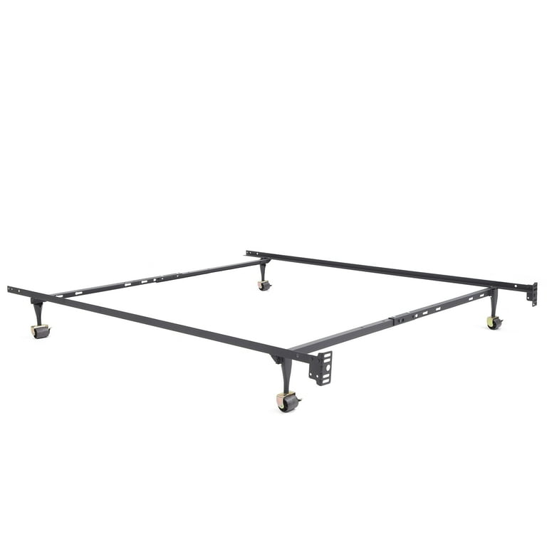 Standard metal bed frame queen outlet