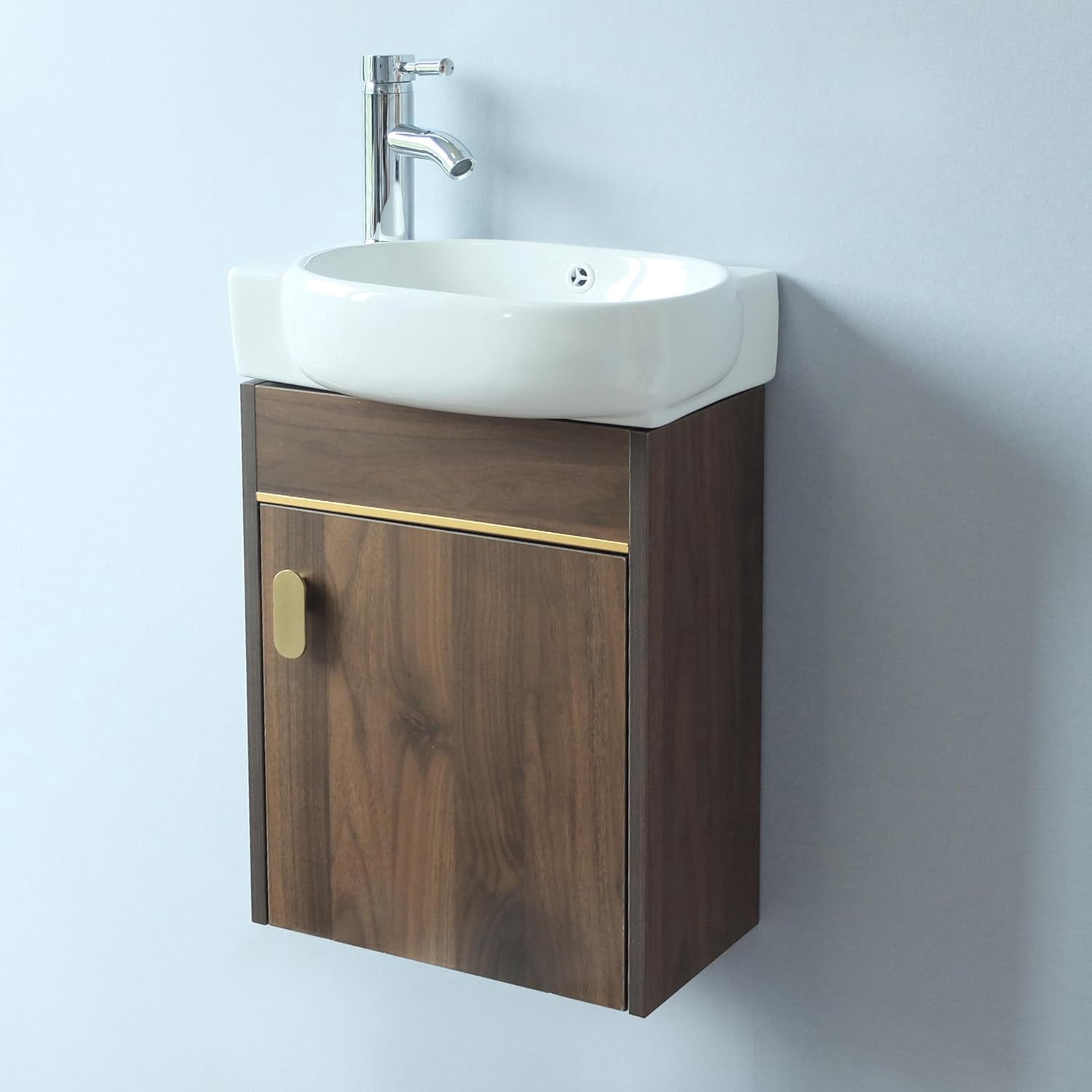 Modern Small Bathroom Vanity Set for Saving Space Wall Mounted Bathroom ...