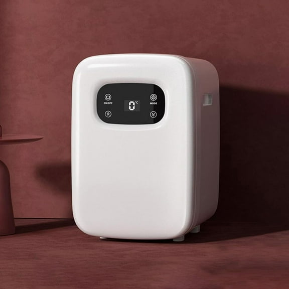 Modern Small Fridge, Compact Refrigerator, Single Mini Refrigerator for Food, Drinks, Skincare, Office Desk, Car, Kitchen, Apartment