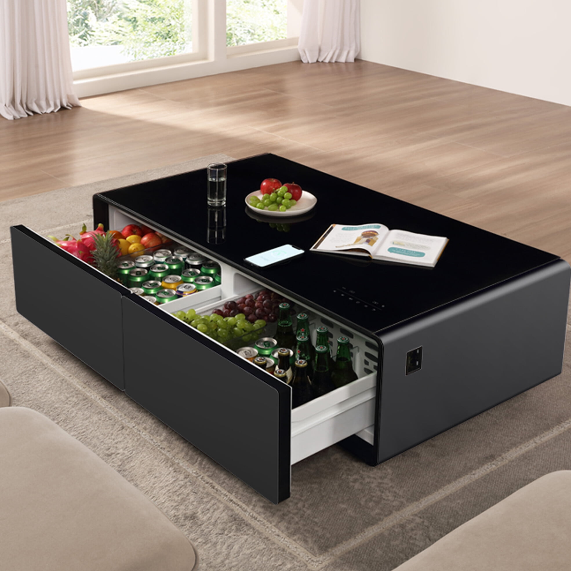 Coffee table fridge bluetooth speaker discount