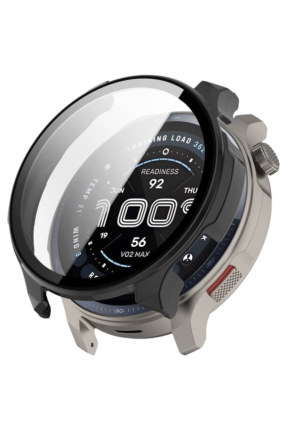 Modern Smart Watch Featuring Anti Scratch Glass Surface | With Calling Screen Protector Full Coverage | For Female Health Black Great For All Day Wear Black