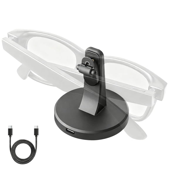Modern Smooth Charging Point for Smartglasses 60W Fast Charging Against Slip Silicone Base