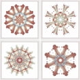 thumbnail image 1 of Modern Snowflakes Quadriptych, 1 of 4