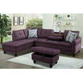 thumbnail image 1 of Modern Sofa Set Furniture Sofa Set Multifunctional Back Cushion & Ottoman Storage Chair (Left Facing, F09917A), 1 of 5