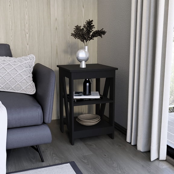 Modern Sofa Table | Provide Storage for Drinks and Snacks | Laminated Particle Board | Maximize Storage in Small Spaces