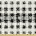 thumbnail image 1 of Modern Sofa Upholstery Fabric by the Yard, Halftone Inspired Setting of Repeating Polka Dots Abstract Elements, Decorative Fabric for DIY and Home Accents, Charcoal Grey Eggshell by Ambesonne, 1 of 5
