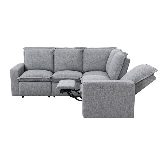 Modern Sofas Power Recliner Chair Home Theater Seating Soft Chair with USB Port for Living Room, Bedroom, Theater room,Rustic Sofas
