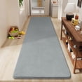 thumbnail image 1 of Modern Soft Hallway Runner Rug, 3x8 Feet Area Rug Runners for Hallways, Washable Runner Rugs, Non Slip Memory Foam Rug Grey Runner Rugs Carpet for Entrance Kitchen Kids Room Decor, 1 of 9
