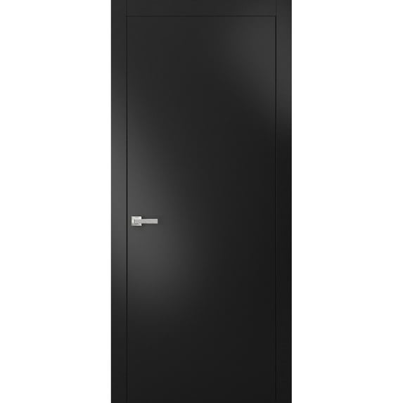Modern Solid Interior Door 30 x 96 inches with Handle