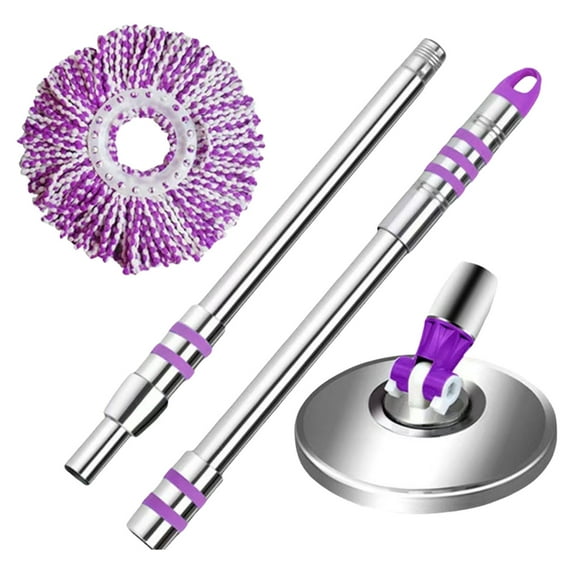 Modern Spin Mop Rotating Drying System Detachable Head Stainless Steels Design
