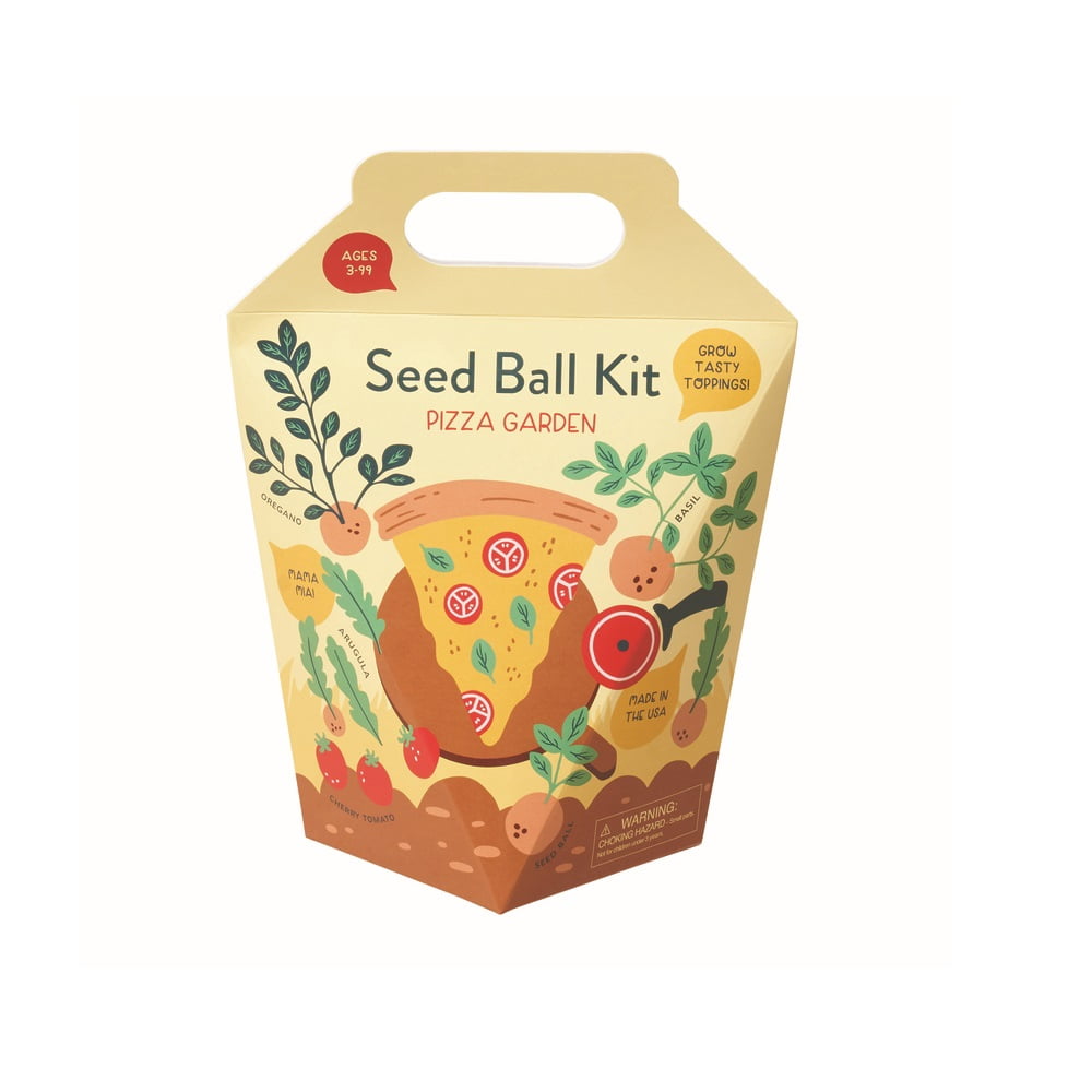 Modern Sprout 7021662 Pizza Garden Assorted Herbs Seed Starter Kit