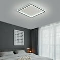 thumbnail image 1 of Modern Square Ceiling Light Flush Mount Lighting Fixture Bedroom Simple Decor, 1 of 9