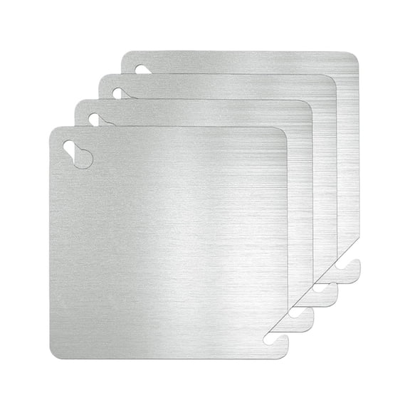 Metal Electrical Box Blank Panel Square Design Easy Installs for 4 Inch Boxes