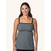 Leading Lady, Nursing Tank, Built in Nursing Bra, Racerback Cami, Nursing Clips, Breastfeeding or Pumping, Breathable Cotton (Women's)