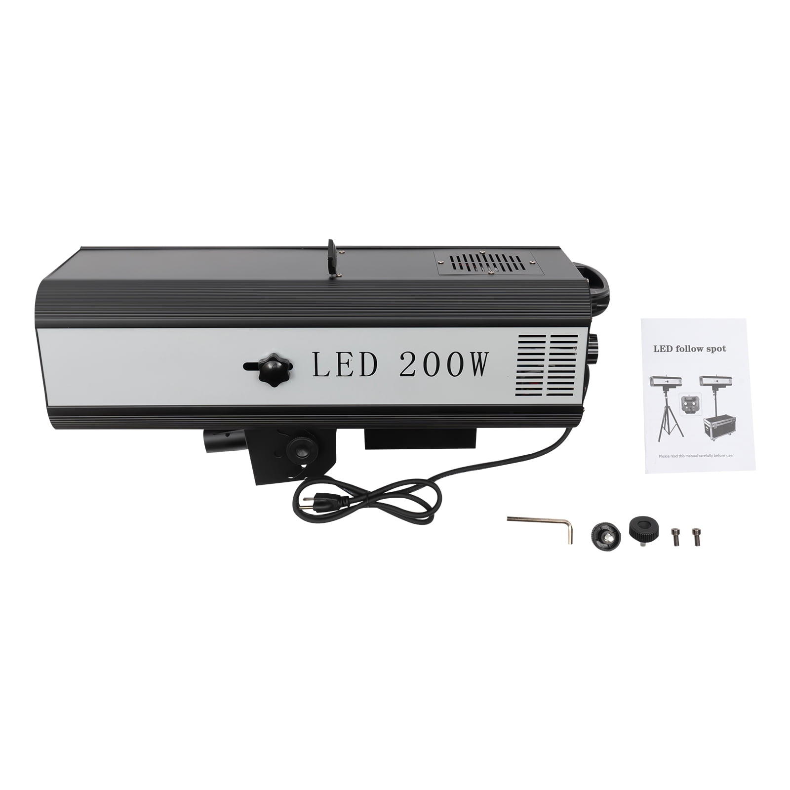 Modern Stage Spot Light 200W Follow Spotlight Manual Control For Party Theater for Large Stages, Bands