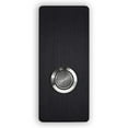 thumbnail image 1 of Modern Stainless Hardware R7 Anodized Aluminum Doorbell Button, Black, 1.37” x 3.14” x 5/32”, 4mm, 1 of 4