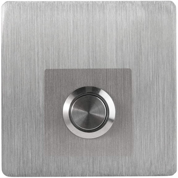 MSH Modern Stainless Hardware Model S4 Stainless Steel Doorbell Button in 304 Stainless Steel 2.36 x 2.36 x 5/32 (4mm thick) Model S4 Stainless Steel 2.36 x 2.36 x 5/32 (4mm thick)