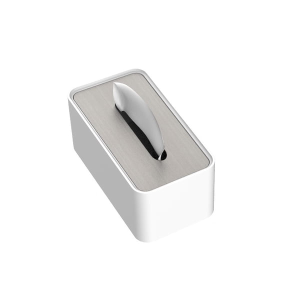 Modern Stainless Steel Tissue Box Holder High-end Desktop Napkin Facial Dispenser For Hotel Office
