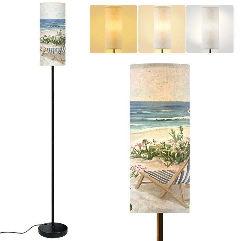 Modern Standing Floor Lamp Sea Beach Chair Boho Beach Beach