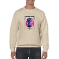 thumbnail image 1 of Modern Statue Blur Eyes Sweatshirt Men -Image by Shutterstock, Male 3X-Large, 1 of 4
