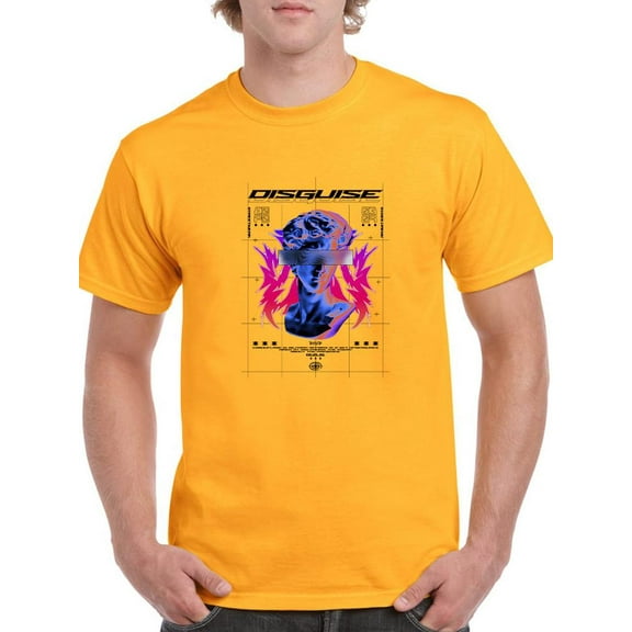 Modern Statue Blur Eyes T-Shirt Men -Image by Shutterstock, Male Small