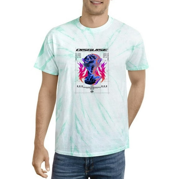 Modern Statue Blur Eyes Tie Dye Cyclone Men -Image by Shutterstock, Male XX-Large