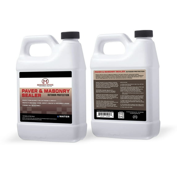 Modern Stone Paver & Masonry Sealer - Ultimate Outdoor Protection | Water-Based Formula