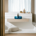 thumbnail image 1 of Modern Stone Resin Vessel Sink with Translucent Art Design, Durable Synthetic Material, Easy-Clean Surface for Bathroom Vanity – Family & Commercial Use, 1 of 7