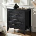 thumbnail image 1 of Modern Storage End Table with Hidden Drawer Charging Station Side End Table for Living Room Black, 1 of 6