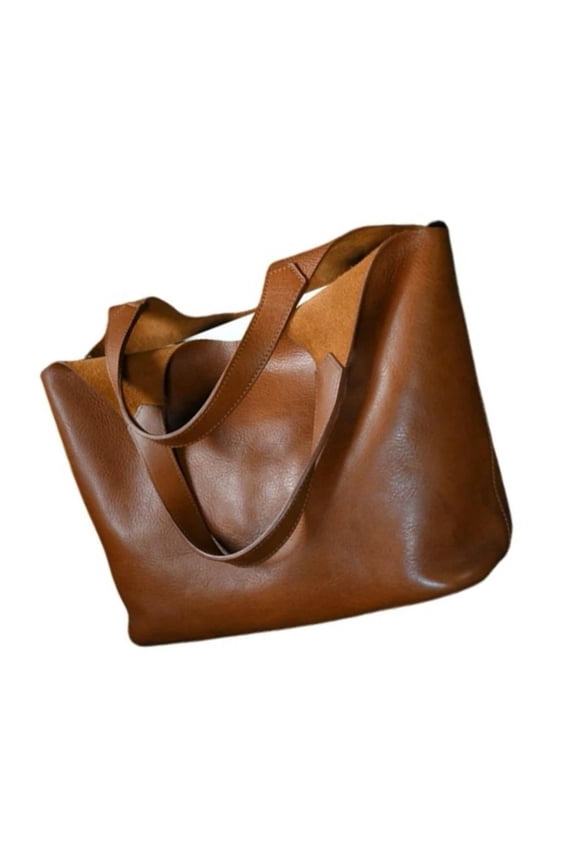 Modern Structured PU Briefcases Bag Large Compartment Design Comfortable Wide Strap