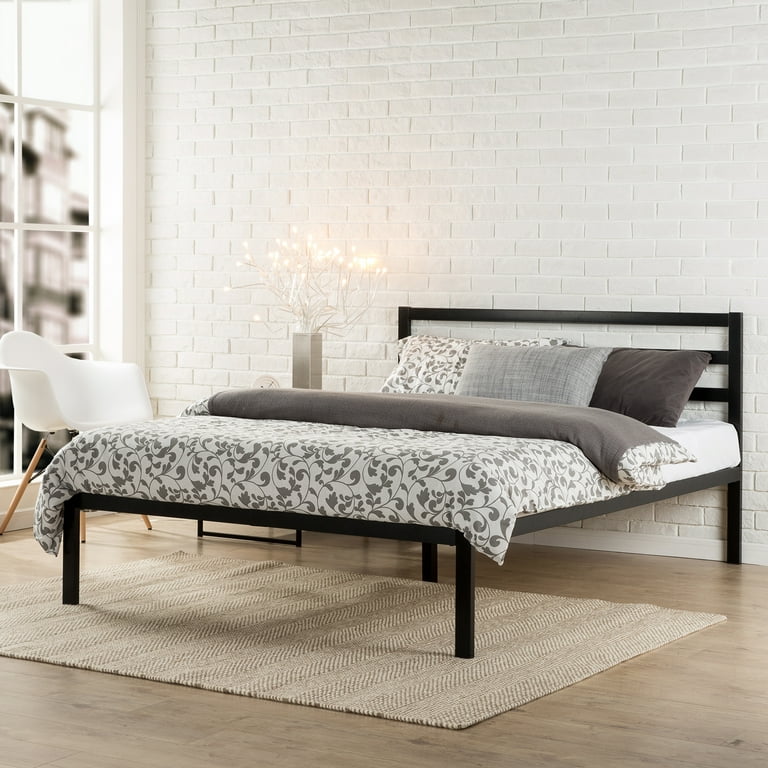 Modern studio platform 1500h bed frame with headboard deals