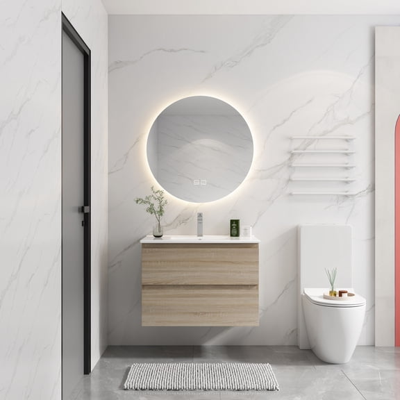 Modern Style 30" Vanity with Soft-Close Drawers | Add Luxury to Your Bathroom | Enjoy a Peaceful Morning Routine