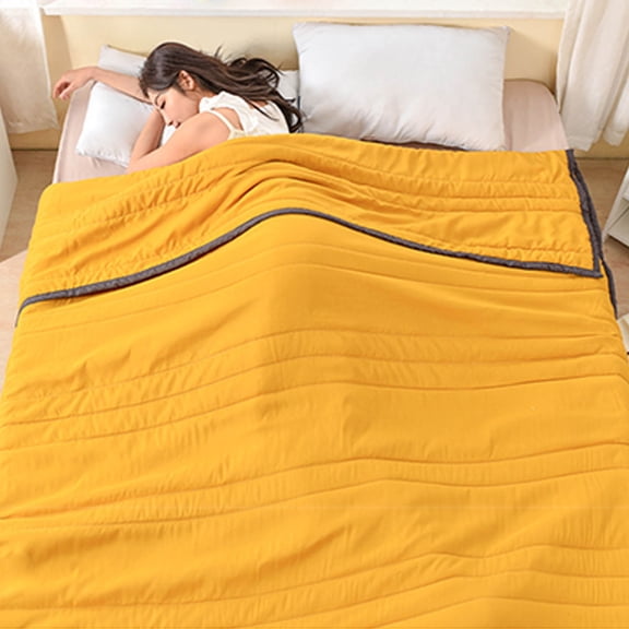 Modern Style Cooling Comforter Set - Durable Stitching Prevents Fiber Shift, Maintains Shape After Washing, Creates a Comfortable Sleeping Environment for Home