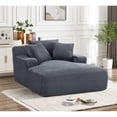 thumbnail image 1 of Modern Style, Corduroy Chair / No Assembly, Comfort for Living Room, 1 of 5