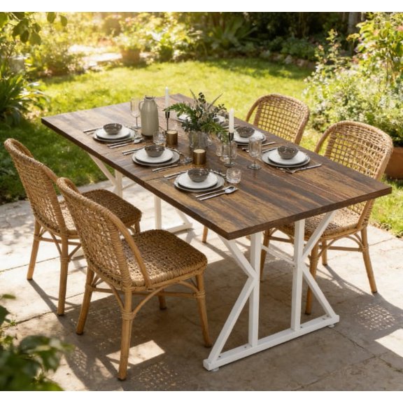 Modern Style Extendable Dining Table,Expandable Kitchen Table