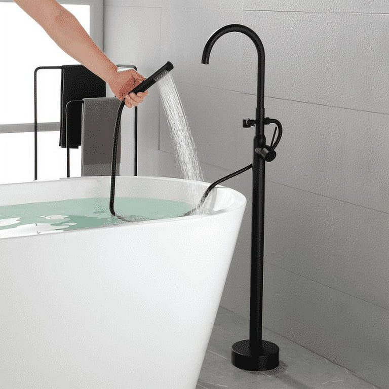 US Bathroom Hand Shower Faucet Set Bathtub Hand Spray Wall Mounted Mixer  Tap