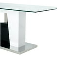 thumbnail image 1 of Modern Style Glass Table, Elegant Transparent Design, Durable Support Base, 1 of 4