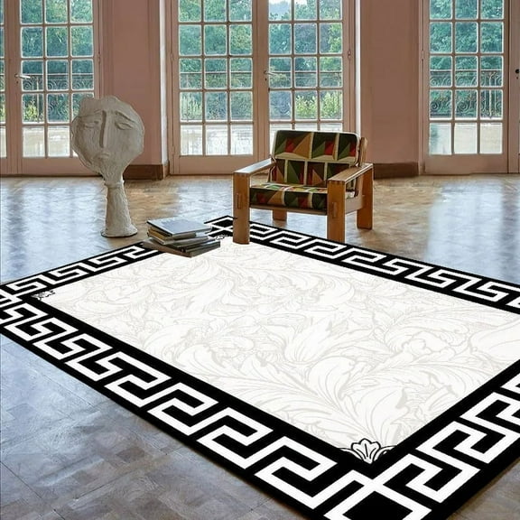 Modern Style Living Room Carpets White Room Decor Bedroom Large Area Rug Anti-slip Soft Fluffy Dressing Table Floor Mat