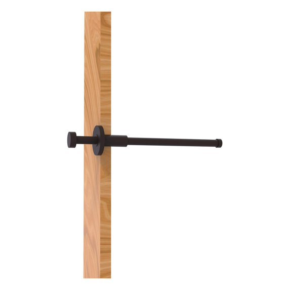 Modern Style Pullout Retractable Garment Rod - Oil Rubbed Bronze