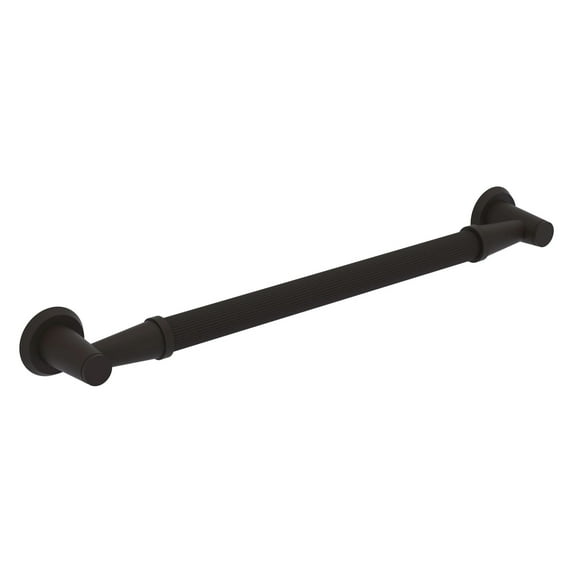 Modern Style Reeded Grab Bar - Oil Rubbed Bronze / 36 Inch