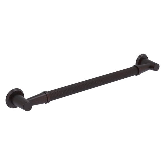 Modern Style Reeded Grab Bar - Venetian Bronze / 36 Inch