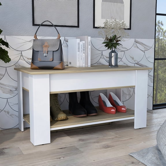 Modern Style Table - Provide Convenient Storage - Garage or Laundry Room - Keep Items Tidy