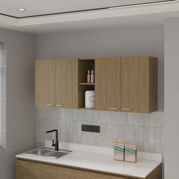 Modern Style - Wall - Mounted Design - Kitchen Storage - Optimize Countertop Space