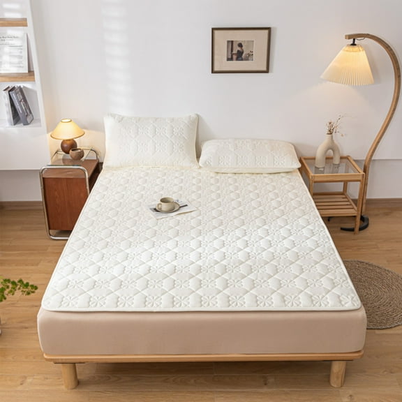 Modern Style Washable Mattress, Super Absorbent and Waterproof Bed Pds, Breathable Non Slip Portable and Reusable Incontinence Pads for Toddler,Adults, Elderly and Pets (59.06x78.74 in)